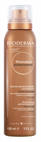 BIODERMA termékfotó, Photoderm Autobronzant 150ml, napozás néküli önbarnító érzékeny bőrre
