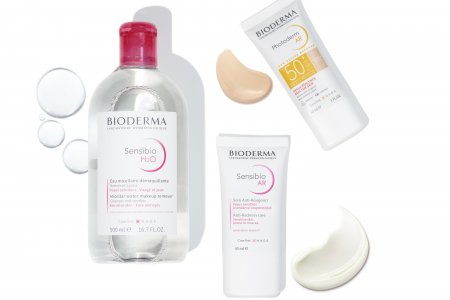 Presentation of the Bioderma skincare routine for rosacea skin