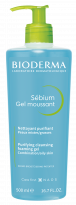 BIODERMA termékfotó, Sebium Gel moussant 500ml, habzó gél zsíros bőrre