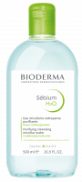 BIODERMA termékfotó, Sebium H2O 500ml, micellás víz aknéra hajlamos bőrre