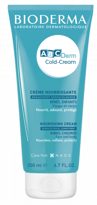 BIODERMA termékfotó, ABCDerm Cold-krém 200ml hiratáló babáknak száraz bőrre
